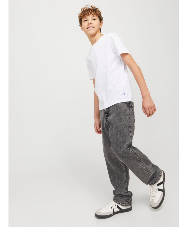 Jack & Jones Junior bukser i  grå denim til drenge billede 5