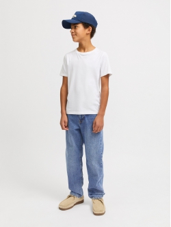 Jack & Jones Junior bukser i blå denim til drenge