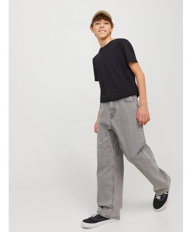 Jack & Jones Junior bukser i lysegrå denim til drenge billede 6