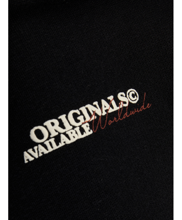 Jack & Jones Junior hoodie i sort til drenge billede 3