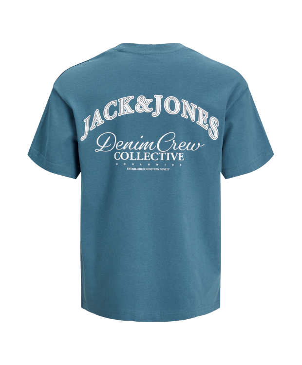 Jack & Jones Junior T-shirt i oceanview blå til drenge billede 8