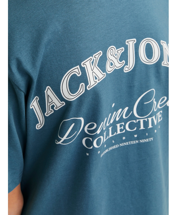 Jack & Jones Junior T-shirt i oceanview blå til drenge billede 6