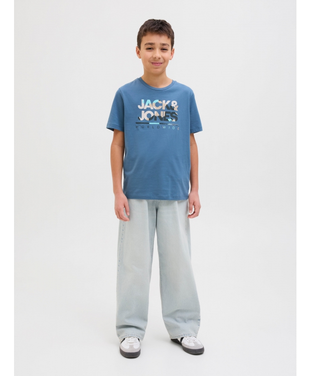 Jack & Jones Junior bukser i lyseblå denim til drenge billede 6