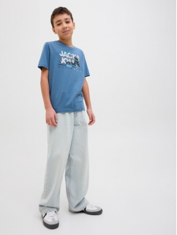 Jack & Jones Junior bukser i lyseblå denim til drenge
