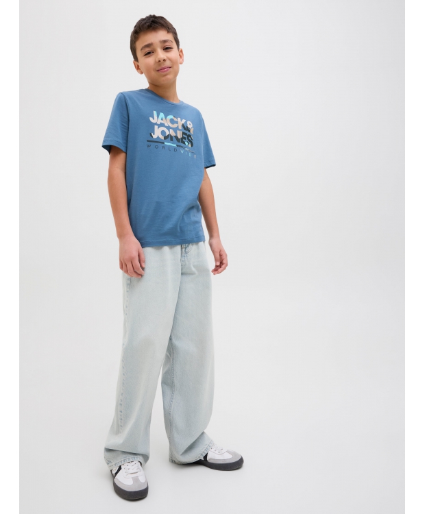 Jack & Jones Junior bukser i lyseblå denim til drenge billede 1