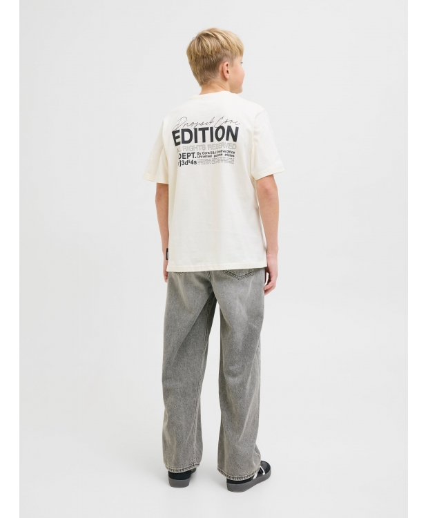 Jack & Jones Junior bukser i grå denim til drenge billede 3