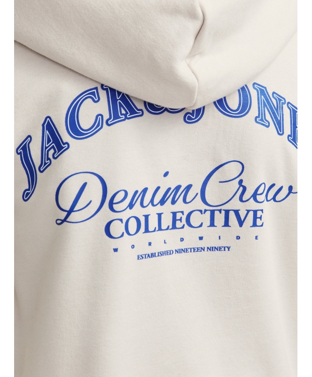 Jack & Jones Junior hoodie i Moonbeam til drenge billede 6