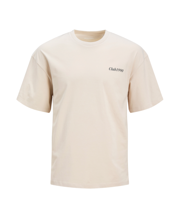 Jack & Jones Junior T-shirt i moonbeam med print til drenge billede 7