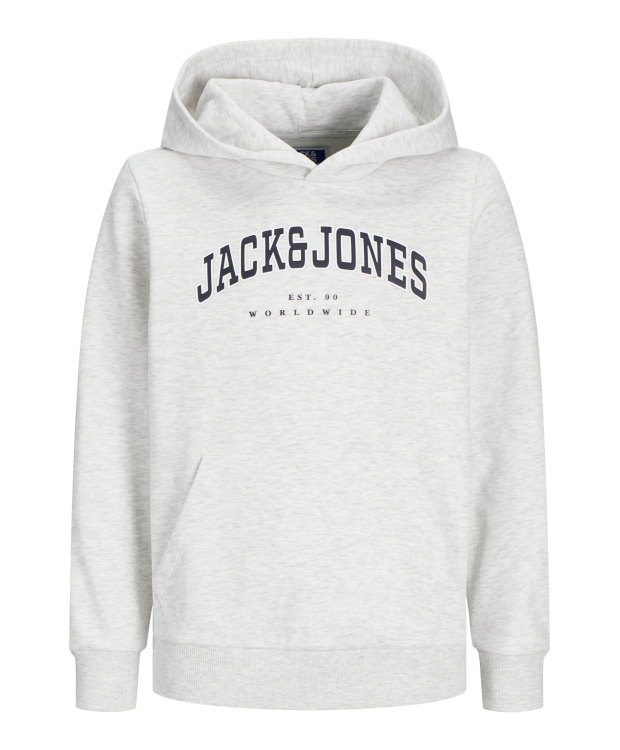 Jack & Jones Junior hoodie i lysegrå til drenge billede 7