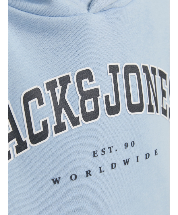 Jack & Jones Junior hoodie i lyseblå til drenge billede 2