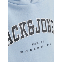 Jack & Jones Junior hoodie i lyseblå til drenge