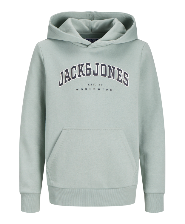Jack & Jones Junior hoodie i støvet grøn til drenge billede 7