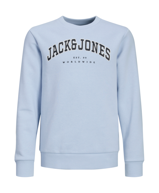 Jack & Jones Junior sweatshirt i lyseblå til drenge billede 7