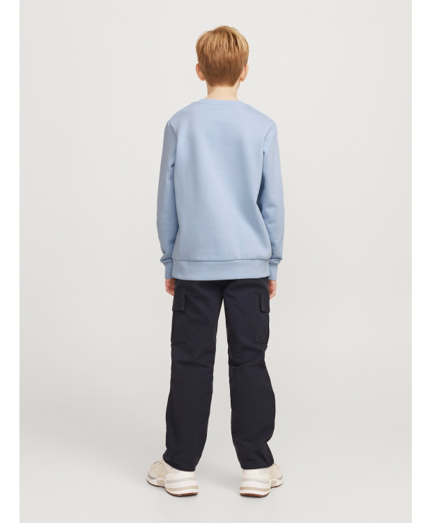 Jack & Jones Junior sweatshirt i lyseblå til drenge billede 6