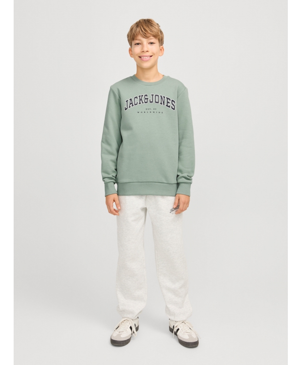 Jack & Jones Junior sweatshirt i støvet grøn til drenge billede 6