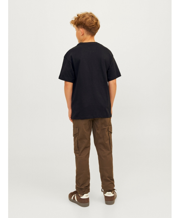 Jack & Jones Junior T-shirt i sort til drenge billede 2
