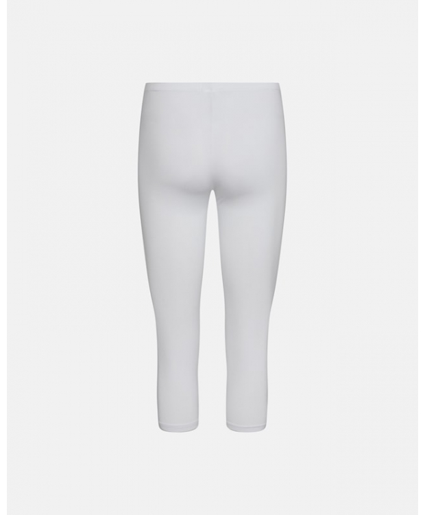 DECOY capri leggins i bambus i hvid til kvinder. billede 2