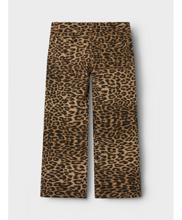 Name It bukser med leopard mønster til piger billede 2