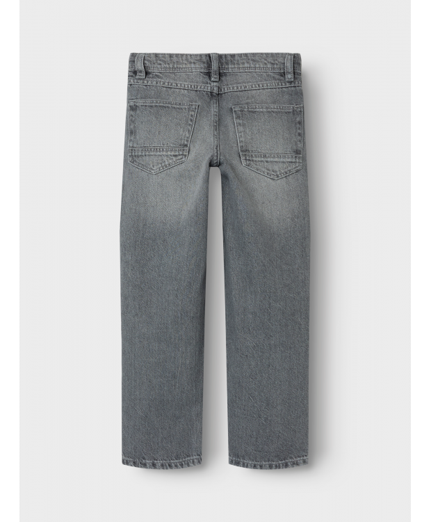 Name It denim bukser i lysegrå til drenge billede 5