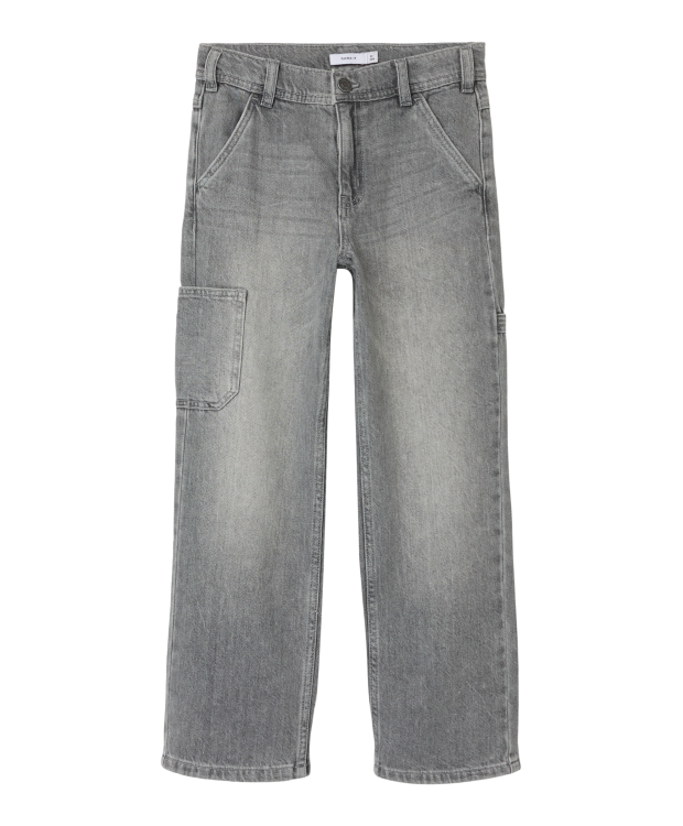 Name It denim bukser i grå til drenge billede 1