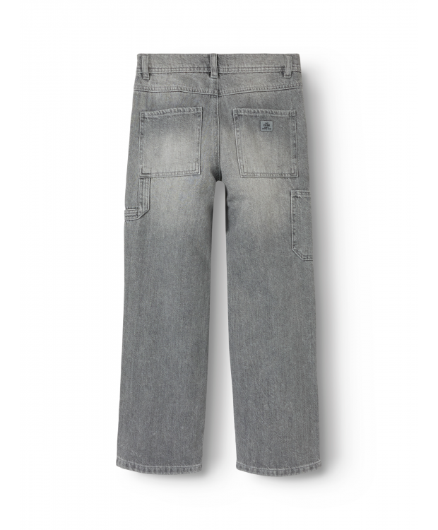 Name It denim bukser i grå til drenge billede 2