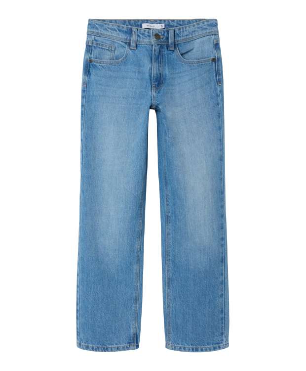 Name It denim bukser i lyseblå til drenge billede 4