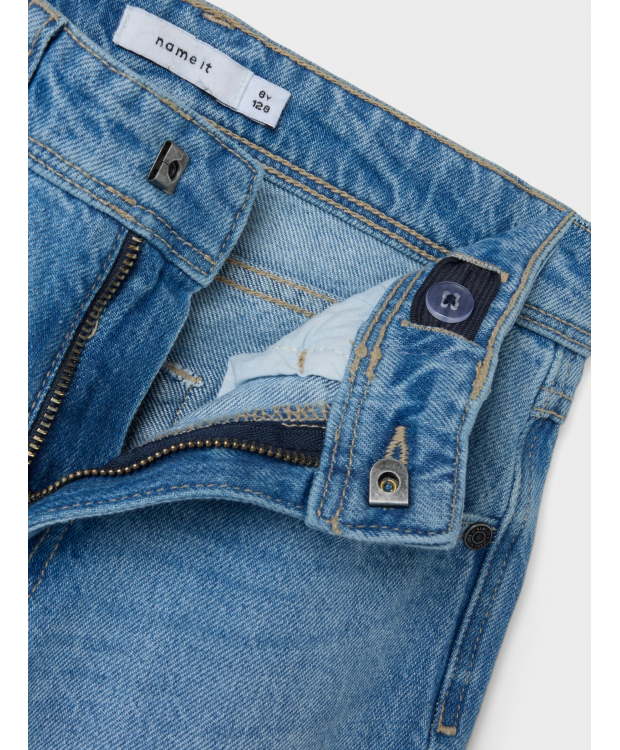 Name It denim bukser i lyseblå til drenge billede 3