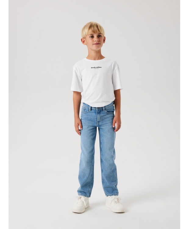 Name It denim bukser i lyseblå til drenge billede 1