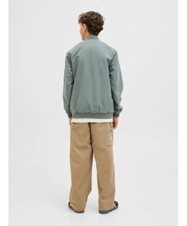 Jack & Jones Junior Overgangsjakke i agave grøn til drenge billede 3
