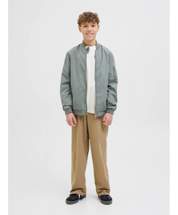 Jack & Jones Junior Overgangsjakke i agave grøn til drenge billede 2