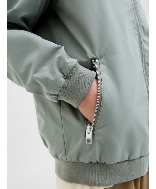 Jack & Jones Junior Overgangsjakke i agave grøn til drenge billede 4