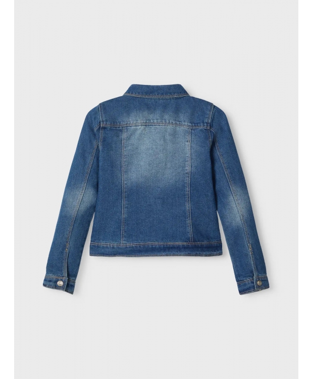 Name It denim jakke i blå til piger billede 6
