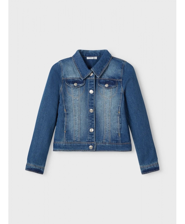 Name It denim jakke i blå til piger billede 7