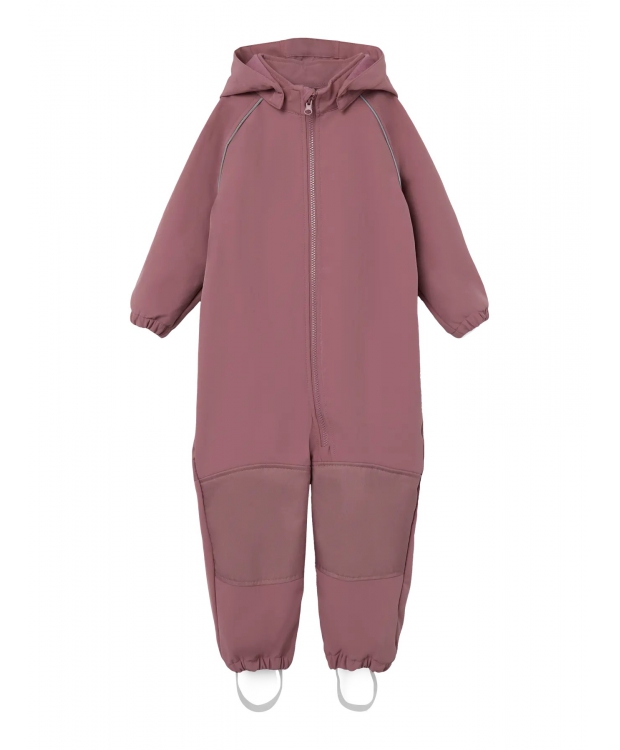 Name It softshell flyverdragt i Wistful Mauve til unisex billede 3