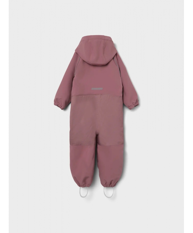 Name It softshell flyverdragt i Wistful Mauve til unisex billede 4