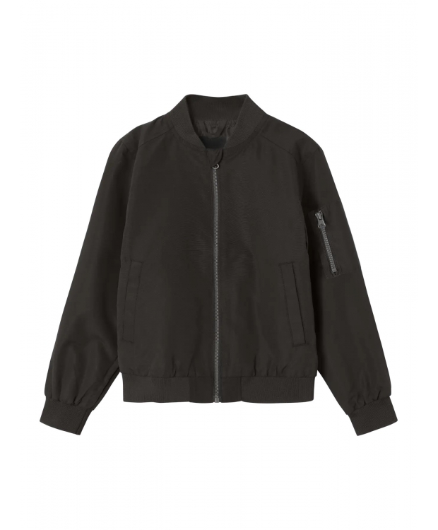 Name It Bomberjakke i sort til unisex billede 1