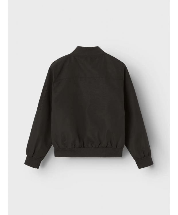Name It Bomberjakke i sort til unisex billede 2