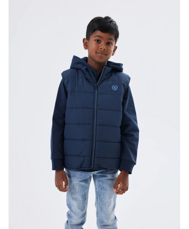 Name It Vest i Dark Sapphire til drenge billede 1