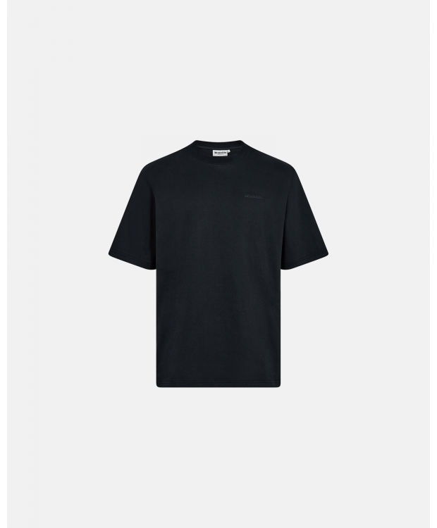 Resteröds t-shirt med ryg-print i sort til herre billede 1