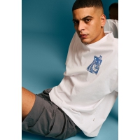 Resteröds Oversized T-shirt i Hvid til Herre – 100% Bomuld | Rund Hals