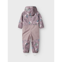 Name It Softshell-dragt i Purple Dove med enhjørninger til piger
