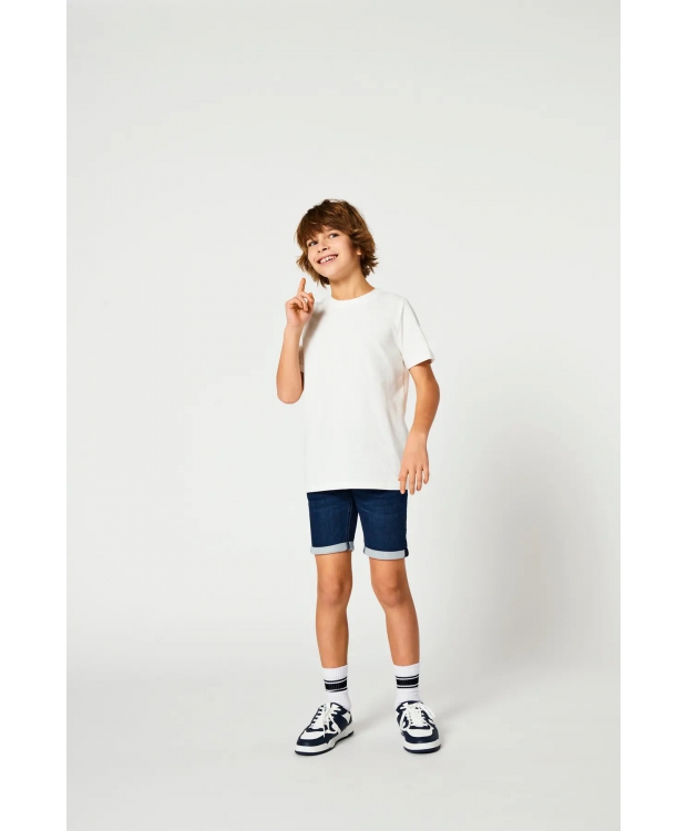 KIDS ONLY KOBPLY denimshorts i mørkeblå til drenge – Outlet billede 1