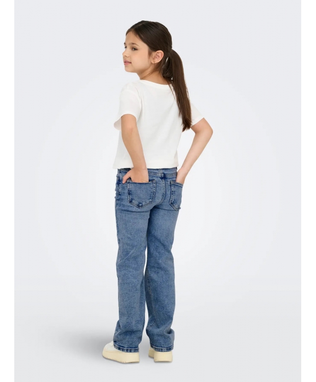 KIDS ONLY KOGJUICY wide fit jeans i lyseblå til piger billede 2