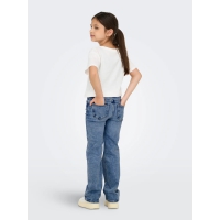 KIDS ONLY KOGJUICY wide fit jeans i lyseblå til piger