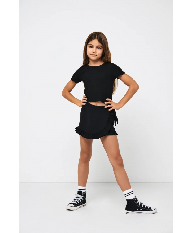 KIDS ONLY KOGMETTE skirt i sort til piger billede 1