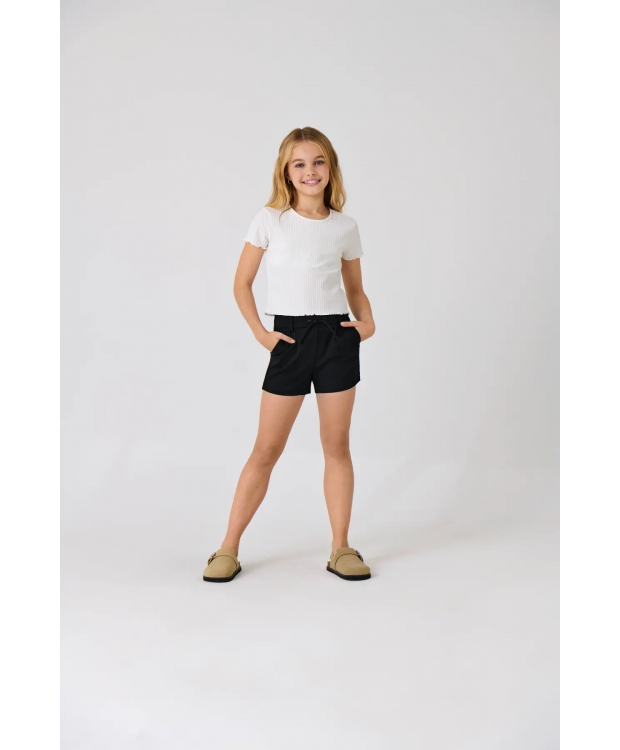KIDS ONLY KOGPOPTRASH regular fit shorts i sort til piger – Outlet billede 1