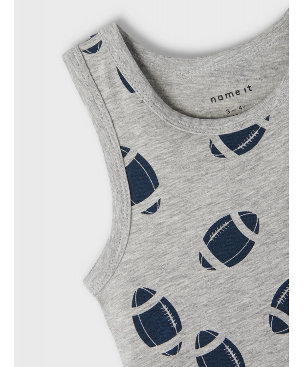 Name it 2-pak undertrøje/tank top i grå & sort til drenge billede 4