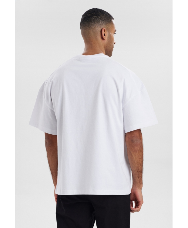 Resteröds oversized t-shirt i hvid til herre billede 4