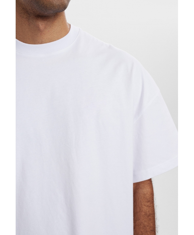Resteröds oversized t-shirt i hvid til herre billede 7