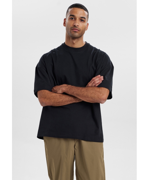 Resteröds oversized t-shirt i sort til herre billede 3